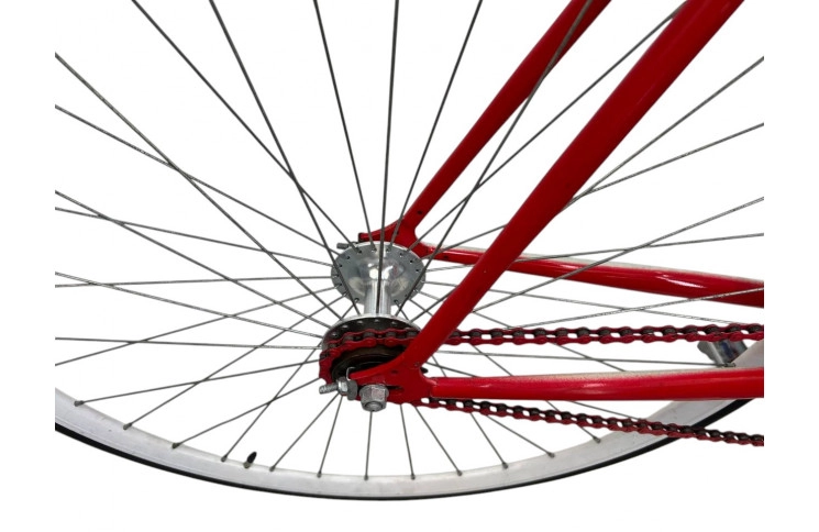 Damesfiets Fit for Free Fitness 28"/51cm/Rood