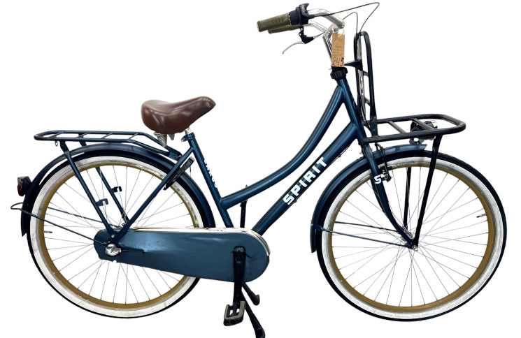 Damesfiets Spirit Cargo 28"/50cm/blauw