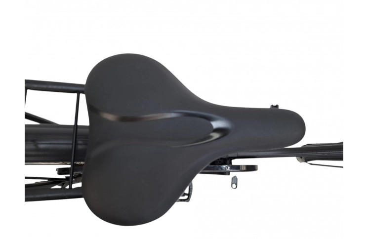 Damesfiets Black Oma 28"/56cm/zwart/transport