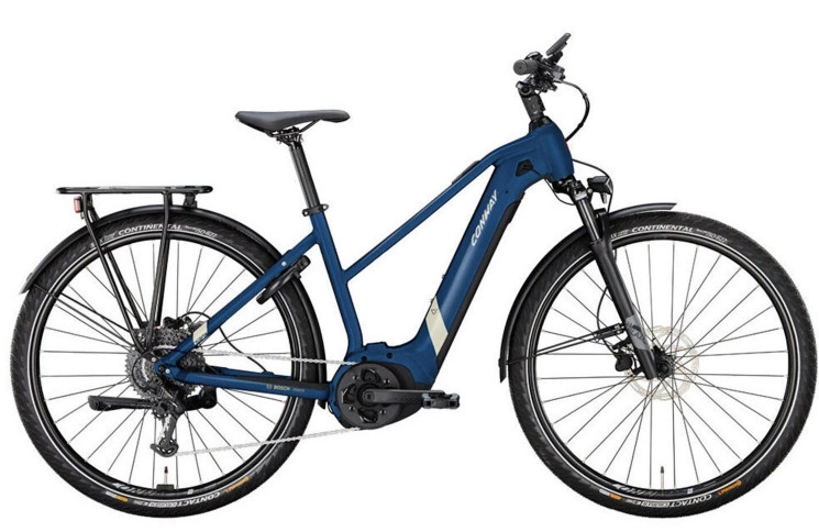 CONWAY Electric trekking bike Cairon T 2.0 625 28"/50cm-L/9/blue metallic - desert matt/02829422