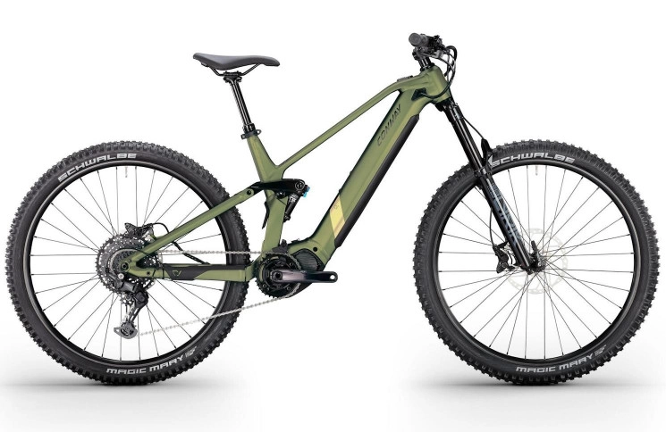 CONWAY Electric MTB Full-Suspension eWME 2.0 №2 29"/47cm-L/10/olive matt - dusty yellow/02811045