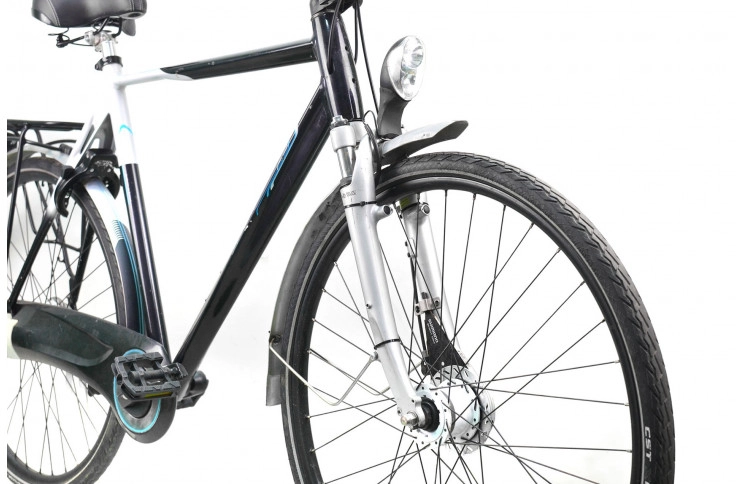 Man's bike Gazelle Eclipse 28" 61 cm white-black