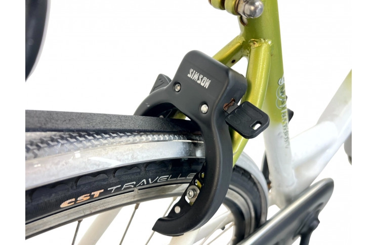 Damesfiets Sparta Marathon 28"/50cm/wit-groen