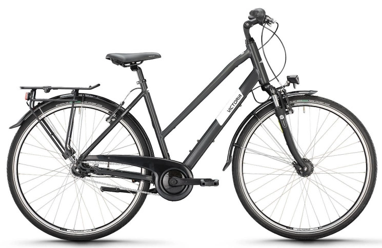 VICTORIA Trekkingfiets TREQANA 1 №1 28"/45cm-S/7/carbonietgrijs/02920870