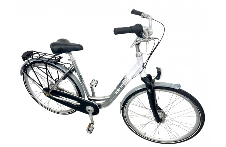 Damesfiets Kreidler Harlem 28" M/53 grijs-wit