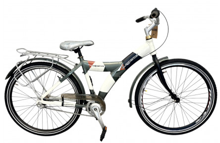 Meisjesfiets Alpina Legend 24"/26cm/wit-grijs