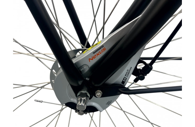 Damesfiets Popal Daily Dutch Prestige N3 28"/59/Mat zwart/S010159001M,28-59