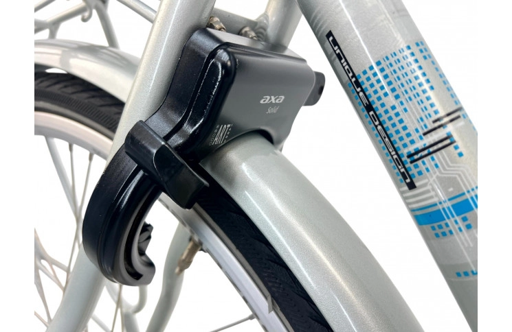 Woman's bicycle Gazelle Xanta W/al/grijs-blauw/28/stad/f53