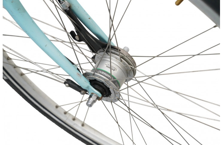 Damesfiets Batavus Blockbuster 28"/56cm/Blauw-bruin