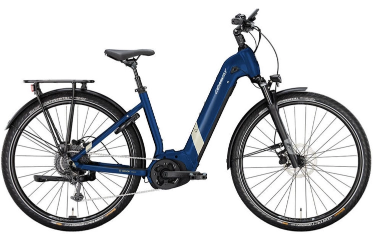 CONWAY Electric trekking bike Cairon T 2.0 625 28"/46cm-M/9/blue metallic - desert matt/02829463