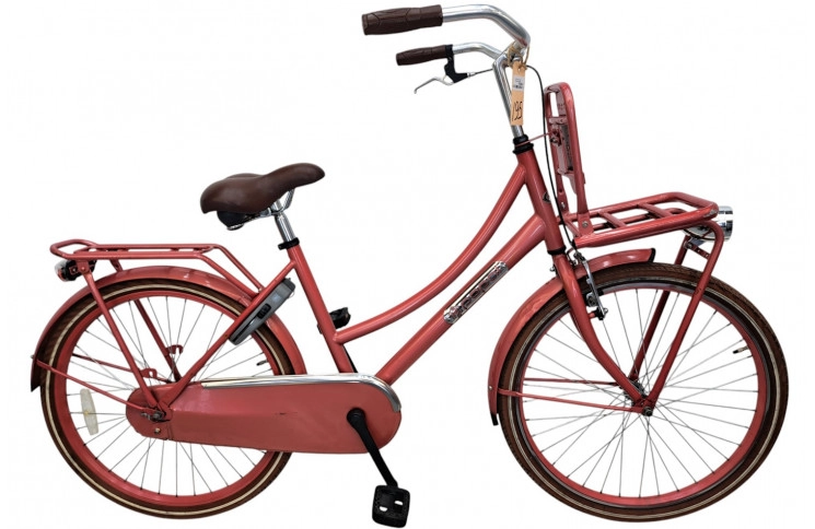 Damesfiets Popal 24"/40cm/transport/rood