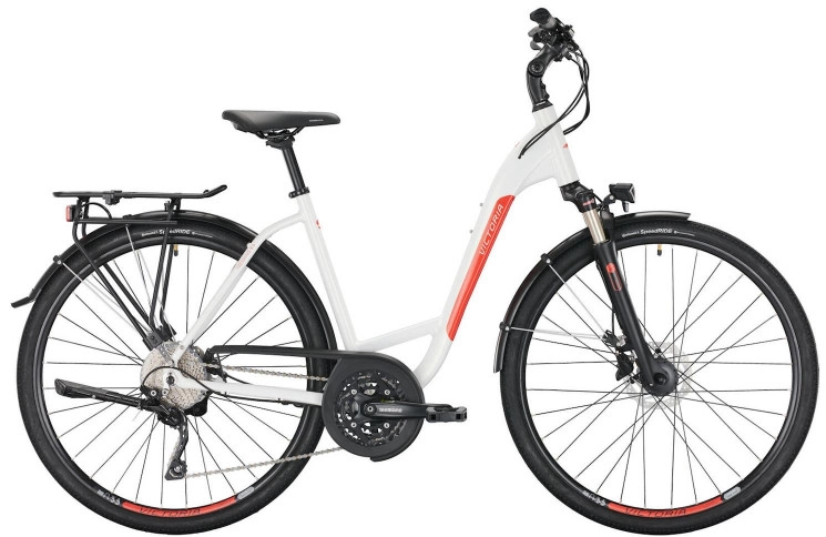 VICTORIA Trekkingfiets Trekking 8.6 28"/46cm-S/30/bianco wit/02980134