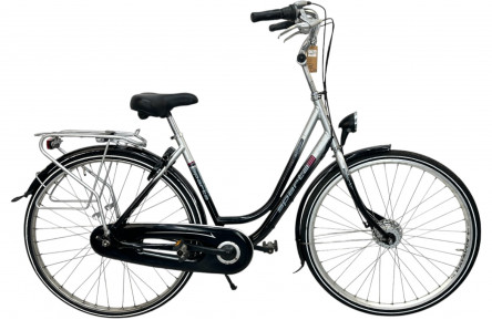 Damesfiets Sparta Athos 28"/50cm/Zwart-zilver