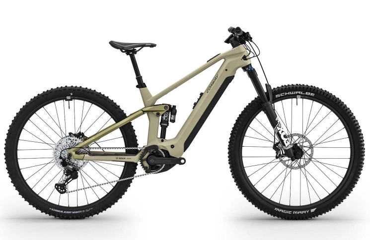 CONWAY Elektrische MTB Full-Suspension Xyron LT 9.0 №1 29"/44cm-L/12/desert mat - brons mat/02810188
