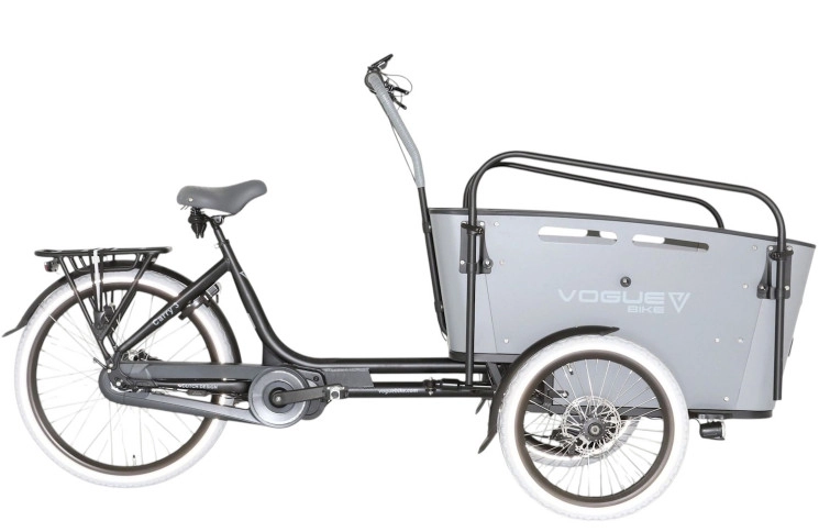 E-CARGO Vogue Carry 3 8 26"-20"/Universal/Matt-Black-Grey/36V 15Ah 540Wh Ananda M81 80 Nm LCD