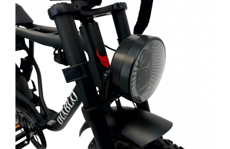 E-BIKE DIABLO COOPER 20"/mat-zwart/15Ah 48V 720Wh