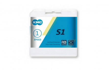 KMC S-1 RB ketting 1/2x1/8, anti roest, Single speed