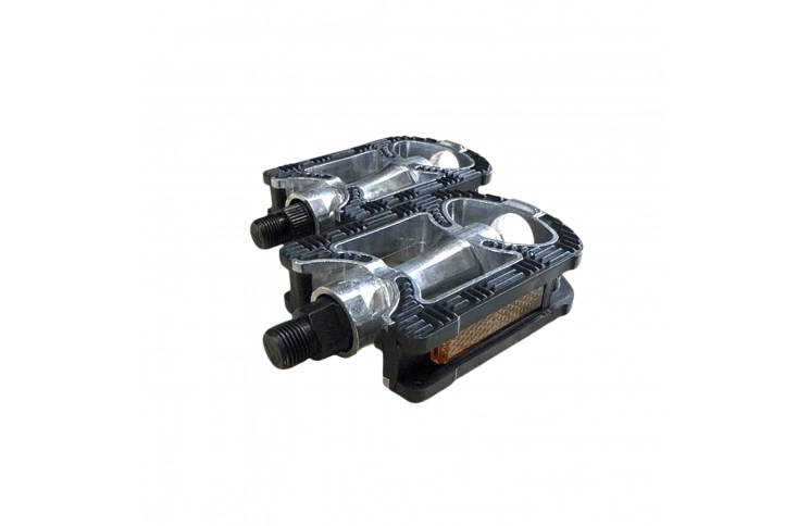 FALKX Alloy pedalen 9/16" zwart-zilver