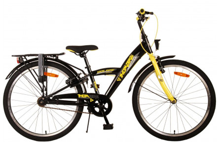 Volare Thombike Kinderfiets 24"/31 cm/Zwart-Geel/22507