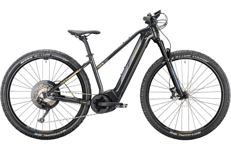 CONWAY Elektrische MTB Hardtail Cairon S 8.0 29"/49cm-L/11/zwart metallic - goud mat/02895126