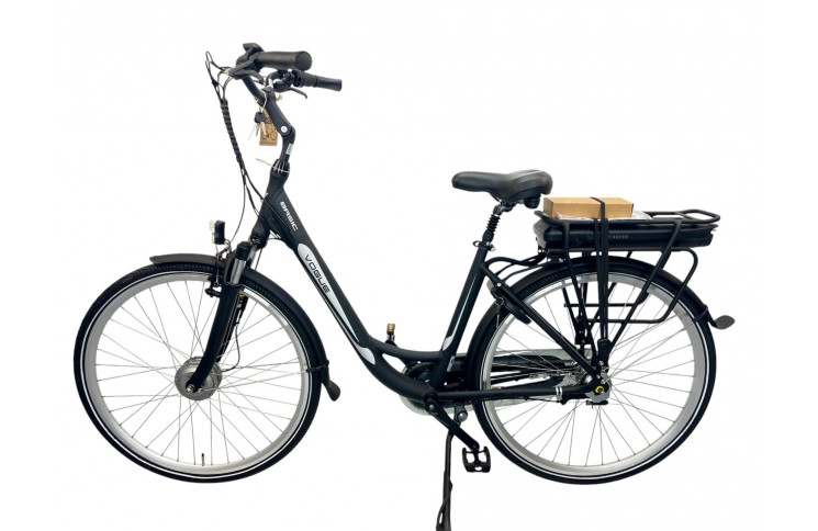 E-BIKE VOGUE BASIC, 3SP, 47CM, MATT-BLACK-BROWN, 36V/13Ah/45Nm/468Wh