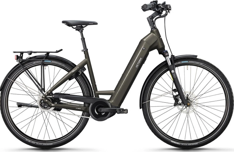 VICTORIA Elektrische trekkingfiets TRESALO 5 №2 28"/56cm-XL/5/leigrijs/02921165