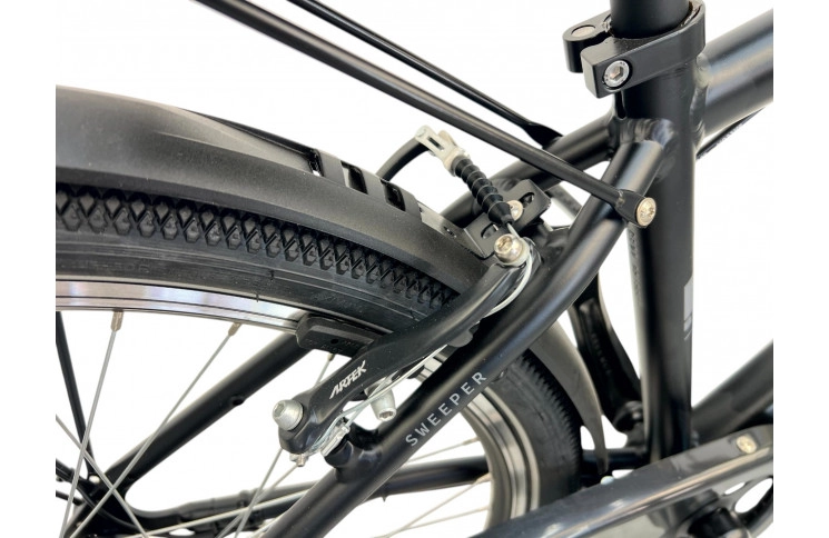 Boys bike Noxon RAD SWEEPER HE 26"/38cm FG/ND 7GG BLACK MATT