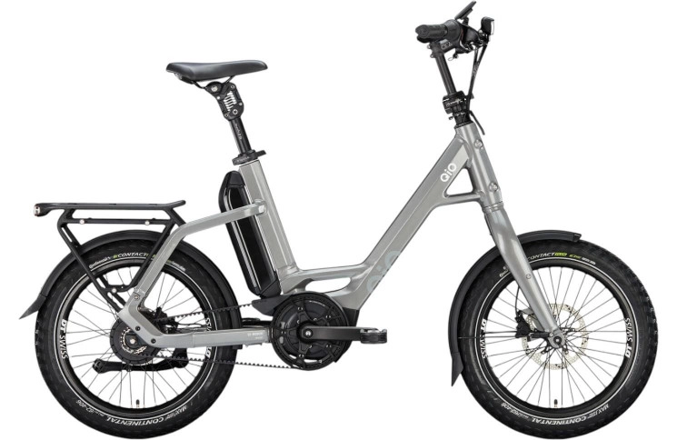 QiO Elektrische compactfiets EINS P-E №1 20"/48cm/enviolo traploos/loodmetaal/02652048