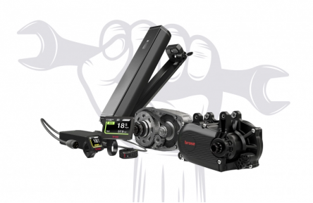 Montage van e-bike ombouwset