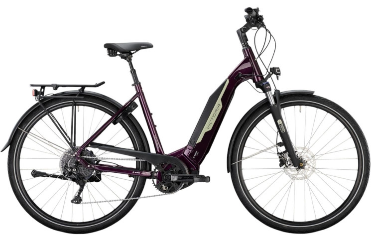 VICTORIA Elektrische trekkingfiets eTrekking 10.8 28"/56cm-L/10/braamviolet/02976371
