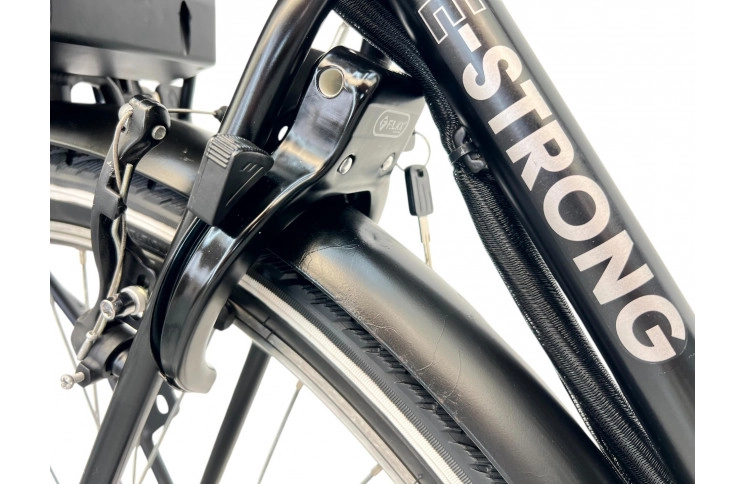 Damesfiets E-bike Amigo E-strog 28"/52cm/zwart/(36V 12.8Ah 460.8Wh)