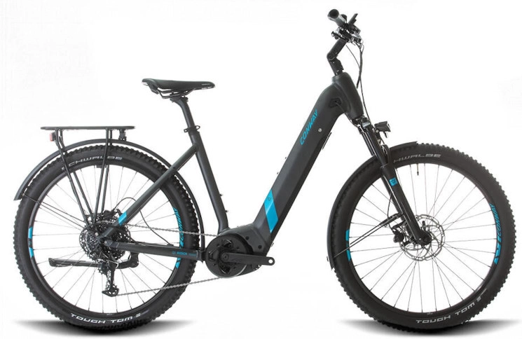 CONWAY Elektrische SUV Cairon C 2.0 625 27.5"/54cm-XL/9/zwart metallic mat - turquoise metallic/02819712