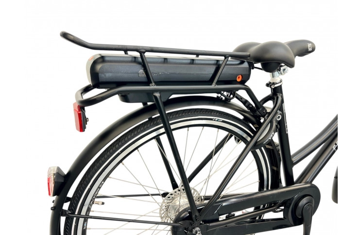 Damesfiets Cortina U1 E-bike W/al/stad/28/zwart/f50 (450Wh/10.4Ah/43V)