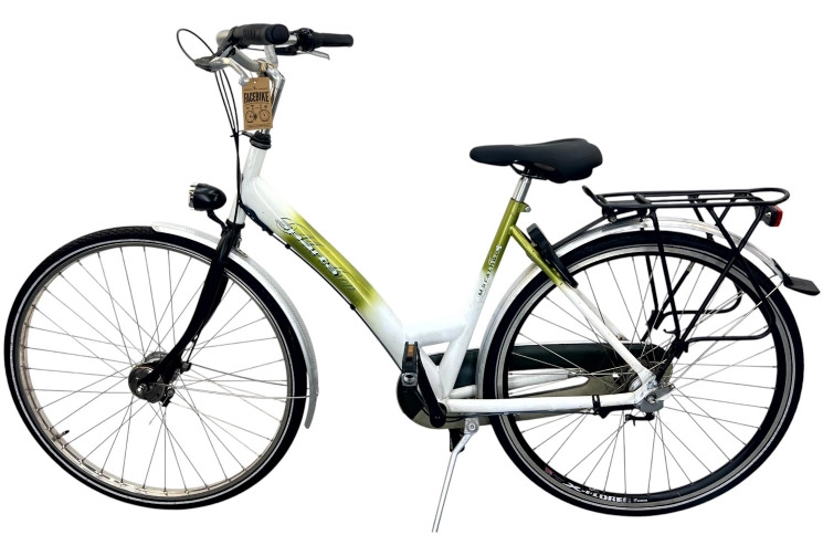 Damesfiets Sparta Marathon 28"/50cm/wit-groen