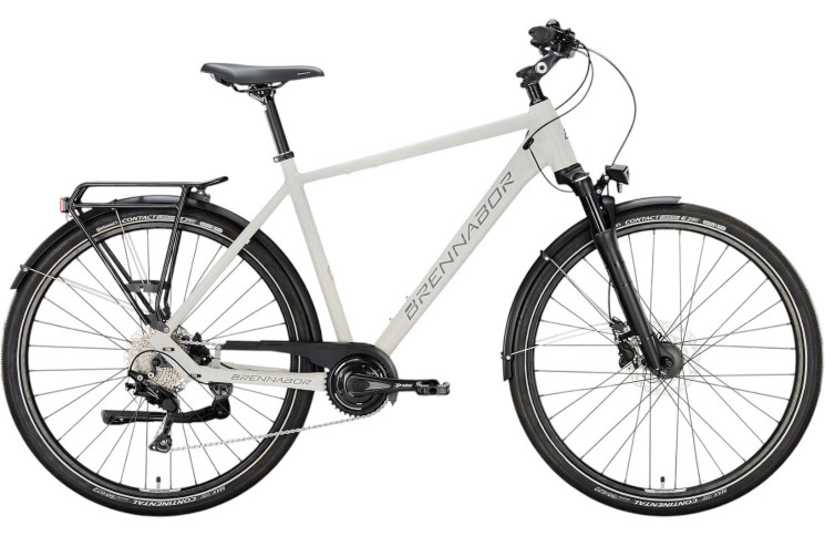BRENNABOR Trekkingfiets T-60 28"/55cm-L/24/telegrijs mat - sterk koel grijs mat/02507366