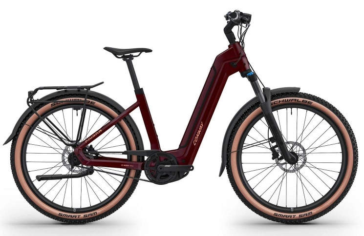 CONWAY Electric SUV Cairon C 1.0 B 800 №1 27.5"/45cm-M/8/burgundy matt/02811025