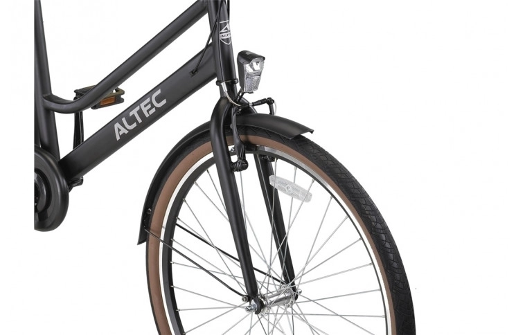 Damesfiets Altec Manta 28"/55 cm/Zwartmat/284431