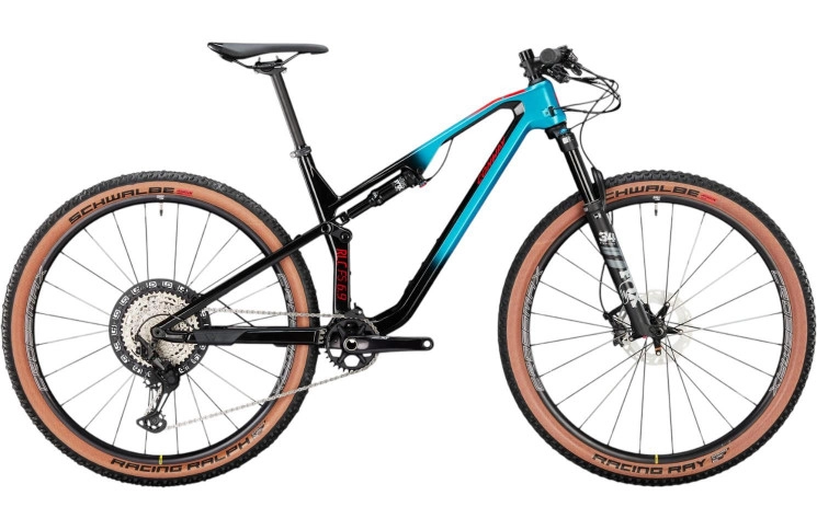 CONWAY MTB Full-Suspension RLC FS 6.9 29"/43cm-S/12/topaas metallic fade - rood/02822583