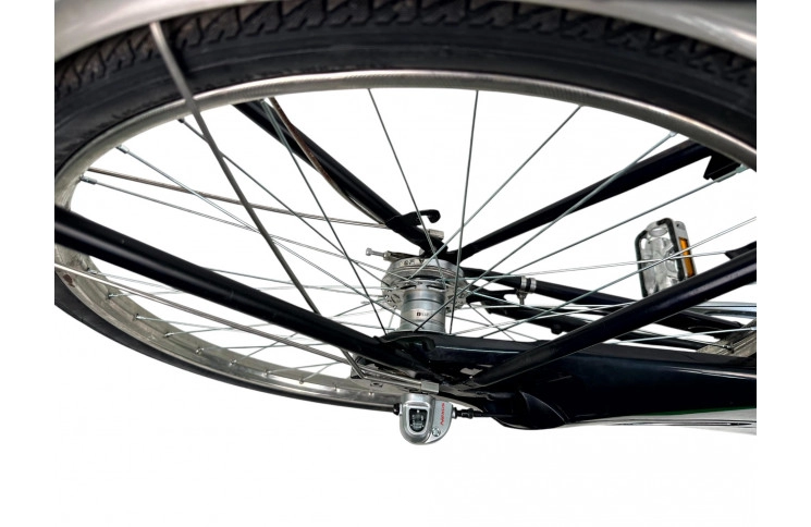 Damesfiets Batavus Holliday 28"/54cm/zwart-grijs