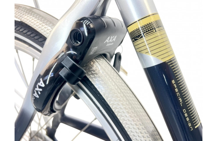 Damesfiets Gazelle Davos 28"/49cm/Blauw-grijs