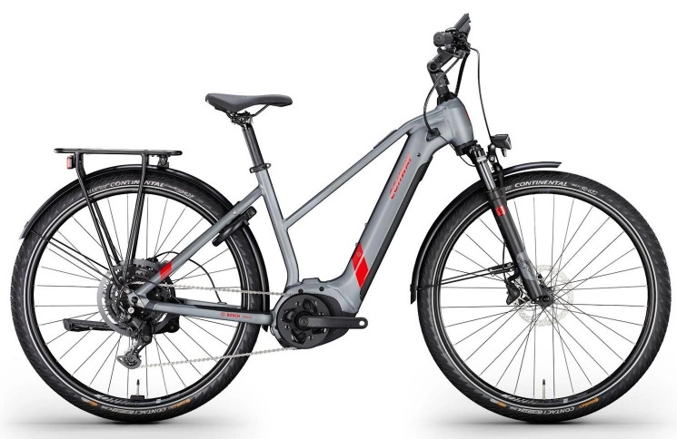 CONWAY Electric trekking bike Cairon T 2.0 625 SE №1 28"/42cm-S/9/shadowgrey metallic matt - red metallic/02810536