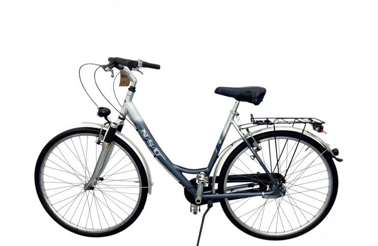 Damesfiets NSU 28" 56 blauw-grijs
