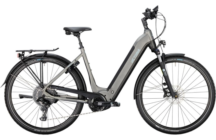 VICTORIA Elektrische trekkingfiets TRESALO 16 28"/52cm-M/11/vleermuiszwart mat/02981371