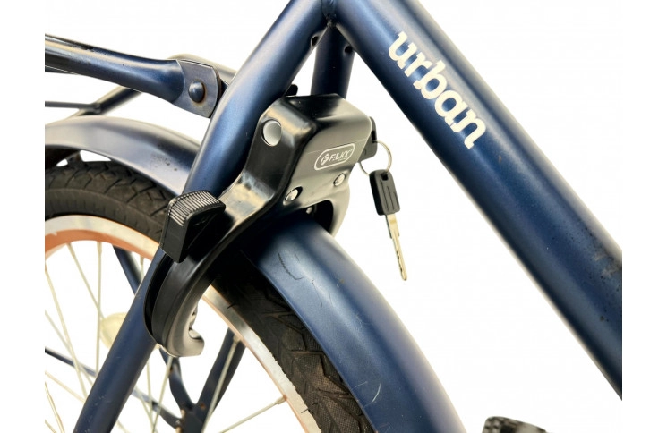 Meisjesfiets Altec Urban M/al/blauw/22/tansp/f38