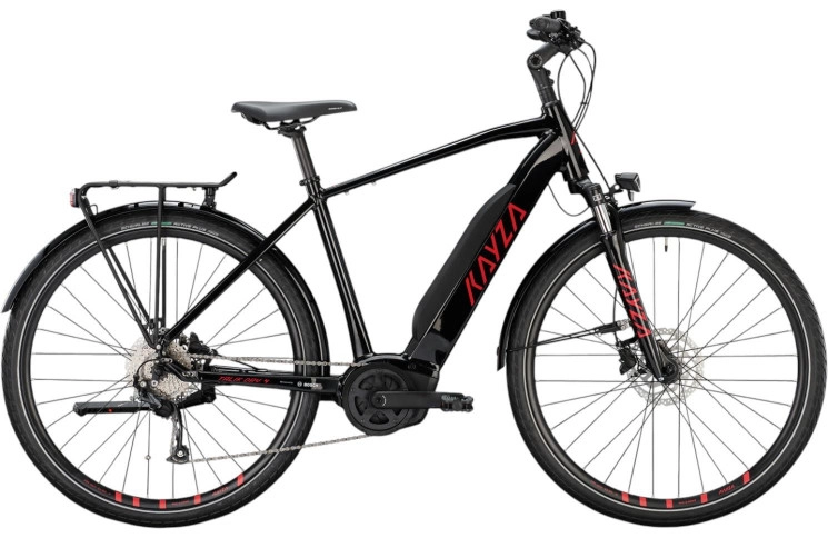 KAYZA Electric trekking bike Talik Dry 4 28"/48cm-M/9/deep black - red/02705465