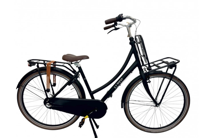 Damesfiets Altec Vintage Transportfiets N-3 Mat Zwart 50cm