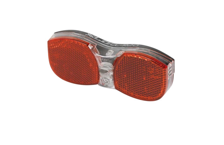 Achterlicht XLC CL-R20 Led Batterij 50/80mm Zwart