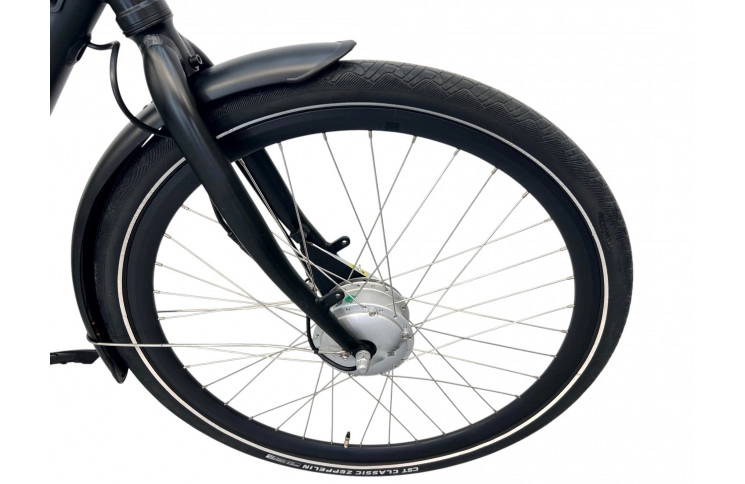 E-bike Damesfiets Black Bike 28"/57cm/zwart/(36V 10Ah 420Wh)