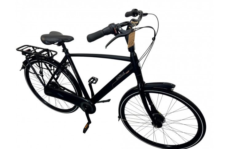 Herenfiets Gazelle Orange m/al/sity/black/28/57