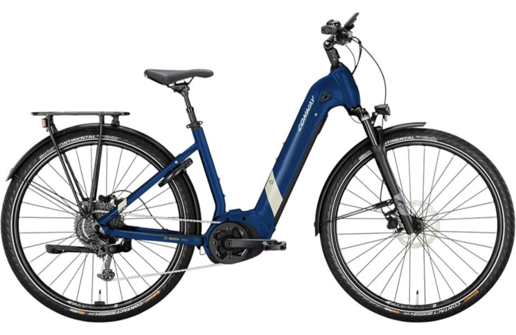 CONWAY Electric trekking bike Cairon T 2.0 500 28"/42cm-S/9/blue metallic - desert matt/02831386